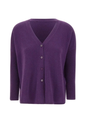 Not Shy Alicia V-neck cardigan - Purple