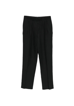 Caruso pleated trousers - Black