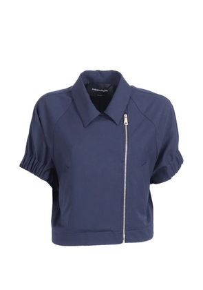 Fabiana Filippi cropped jacket - Blue