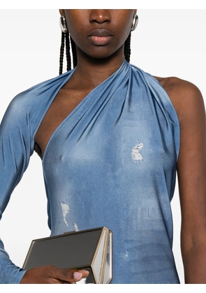 Atu Body Couture one-shoulder maxi dress - Blue