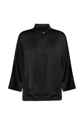 ELENA MIRO` button-fastening blouse - Black