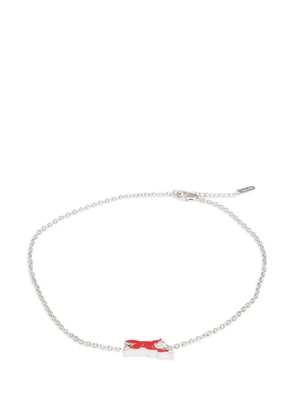 Billionaire Boys Club - Ice Cream Running Dog chain necklace - Silver