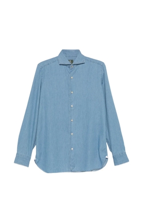 Borrelli button-fastening shirt - Blue