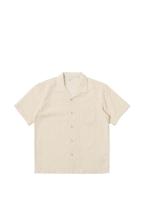 Universal Works textured short-sleeve shirt - Neutrals