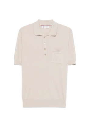 Brunello Cucinelli pocket polo shirt - Neutrals