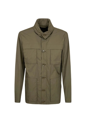 Herno buttoned multiple-pocket jacket - Green