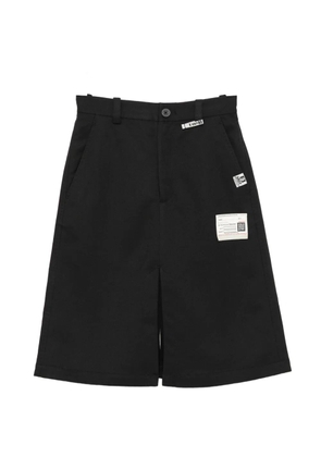Maison MIHARA YASUHIRO label trousers - Black