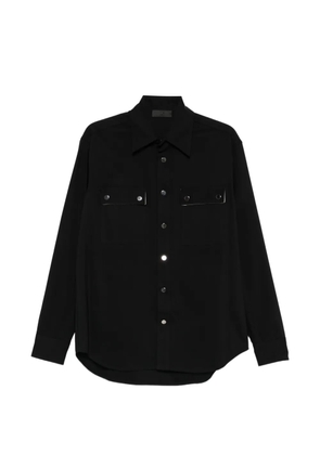 Rhun chest-pocket shirt - Black