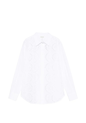 P.A.R.O.S.H. eyelet-detail shirt - White