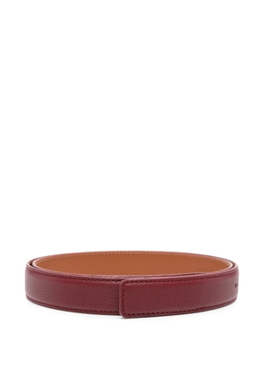 Santoni leather belt - Red