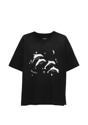 Nahmias dolphins-print T-shirt - Black