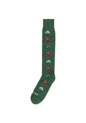 MC2 Saint Barth printed socks - Green