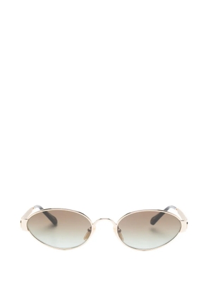 Chloé Eyewear oval-frame sunglasses - Gold