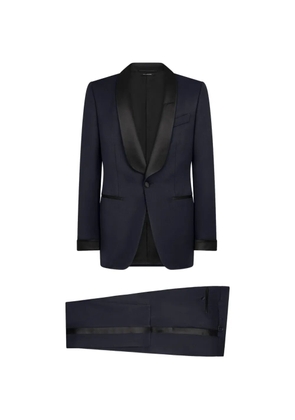 TOM FORD shawl-collar suit - Blue