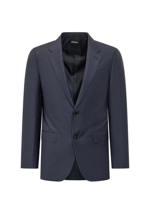 Zegna buttoned blazer - Blue