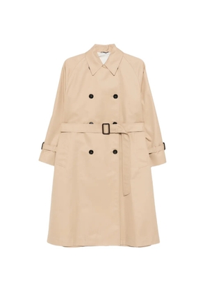 Weekend Max Mara double-breasted belted coat - Neutrals