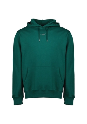 Drôle De Monsieur slogan-detail hoodie - Green