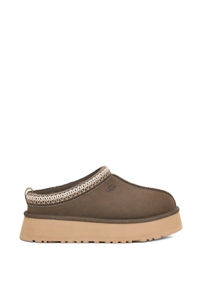 UGG patterned platform slippers - Green