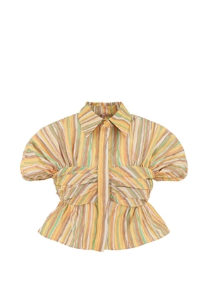 Alexis striped top - Yellow