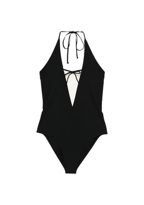 Valentino Garavani tie halter swimsuit - Black