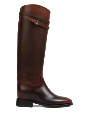 Santoni Hermione strap boots - Brown