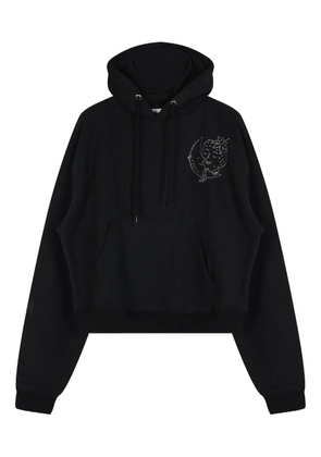 Sky High Farm Bedazzled hoodie - Black