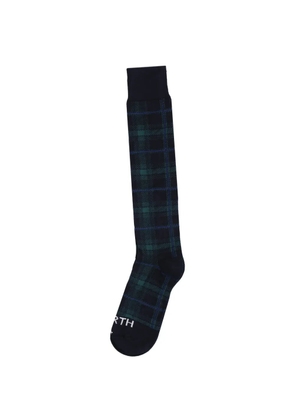 MC2 Saint Barth checked socks - Blue