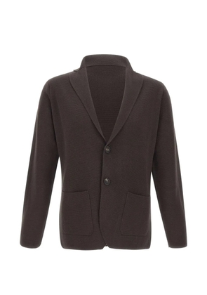 Filippo De Laurentiis buttoned wool cardigan - Brown
