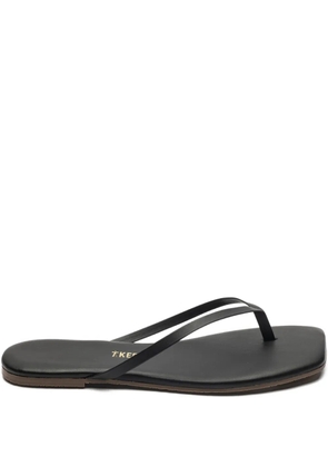 Tkees x Tessabit leather square-toe sandals - Black