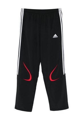 adidas stripe detail trousers - Black