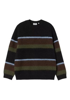 Carhartt WIP striped-pattern sweater - Black