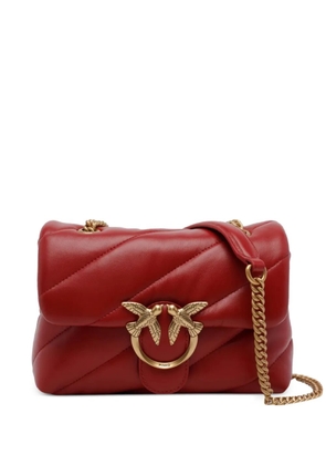 PINKO quilted-design chain-strap shoulder bag - Red