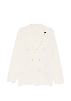 Lardini double-breasted blazer - Neutrals