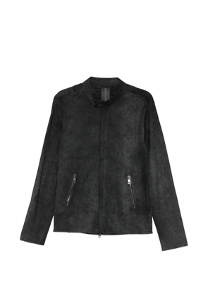 Giorgio Brato zipped leather jacket - Black