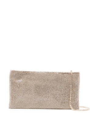 Benedetta Bruzziches Your Best Friend La Petite embellished chain clutch bag - Gold