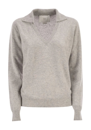 Vanisè Patty long-sleeves polo top - Grey