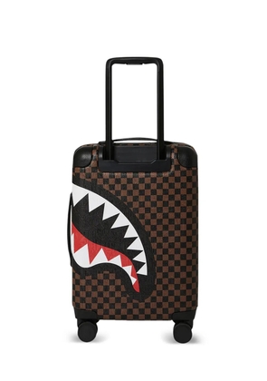 Sprayground sawtooth sharks checked suitcase - Brown