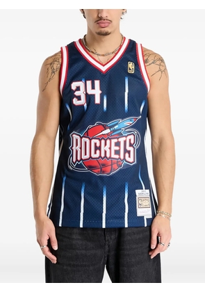 Mitchell & Ness Numbered Graphic Jersey - Blue