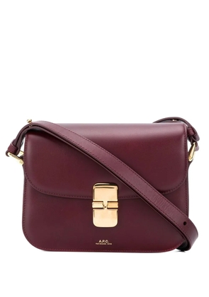 A.P.C. lock crossbody bag - Red