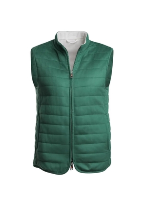 Kired Rea quilted reversible gilet - Green