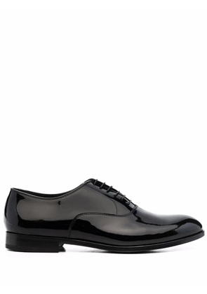 Doucal's pointed toe loafers - Black