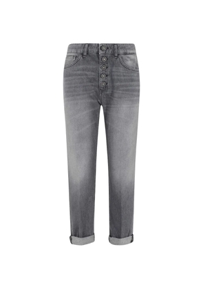 DONDUP buttoned denim trousers - Grey