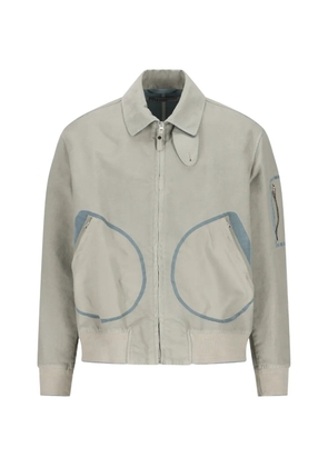 Massimo Osti Studio polo collar bomber jacket - Neutrals