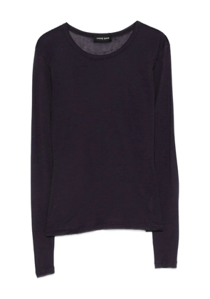 ANINE BING Sylvie long-sleeve T-shirt - Blue