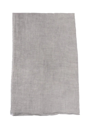Faliero Sarti Diamante frayed-edge scarf - Grey