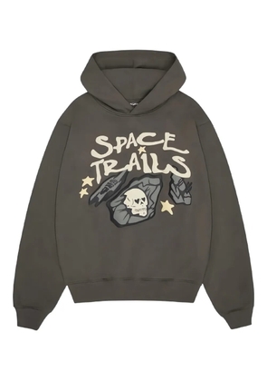 BROKEN PLANET Market graphic-printed hoodie - Grey