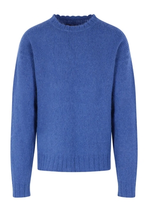 monitaly ribbed crew-neck sweater - Blue