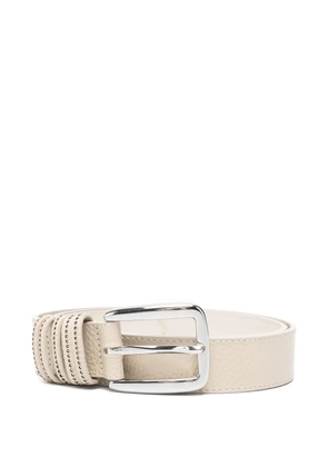 Peserico textured-leather belt - Neutrals