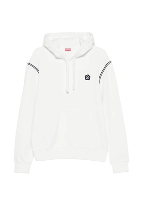Kenzo Boke Flower embroidery hoodie - White