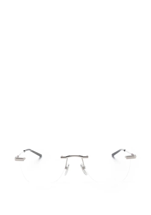 Gucci Eyewear oval-frame glasses - Silver